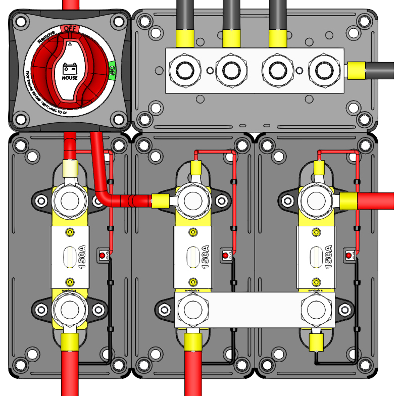 heavy duty modular design fuse block bus bars taiwan china high